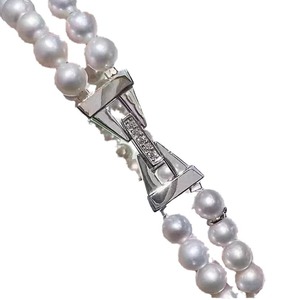 Accessoires en argent S925 pour la création de bijoux, boucle double à fermoir de précision pour bracelet, collier, colliers superposés faits à la main - Product Image 5