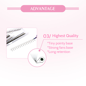 Plateau de mélange de longueur 3D 4D 5D 6D 8D 0.05 0.07MM ultra speed <span class=keywords><strong>pro</strong></span> made lash étroit promade lash fans - Product Image 4