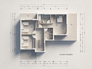 <span class=keywords><strong>Villa</strong></span> préfabriquée moderne à 2 étages avec structure en acier léger, 4 chambres, 3 salles de bain, 1 cuisine - Product Image 4