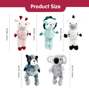 Grosir mainan anjing peliharaan empuk berderit, pengasah gigi, mainan teman anak anjing Teddy, Persediaan hewan peliharaan - Product Image 2