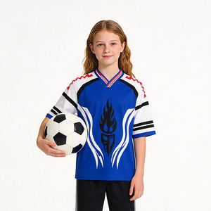 Maglia da Calcio Vintage Personalizzata, Design Retrò, Manica Corta con Colletto, Streetwear Traspirante in Poliestere, OEM - Product Image 1