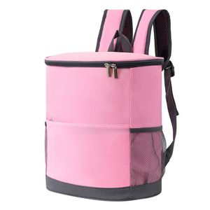 Sac à dos isotherme en polyester tendance avec une capacité de 15 L, imperméable et portable pour le camping, le pique-nique, le stockage des aliments - Product Image 3