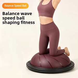 Pelota <span class=keywords><strong>Bosu</strong></span> de PVC para Yoga y Fitness, Entrenador de <span class=keywords><strong>Equilibrio</strong></span>, Pelota de <span class=keywords><strong>Equilibrio</strong></span> Semicircular, Antiexplosión, Engrosada, para Entrenamiento en Gimnasio y Hogar - Product Image 5