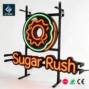 Letrero de Neón LED Personalizado Marca Shuntai, Letrero de Neón Impermeable IP65 para Negocios, Fiestas de Cumpleaños, Tubo de Silicona LED, Neón Flexible - Product Image 2