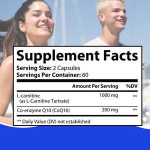 L-<span class=keywords><strong>carnitina</strong></span> capsule con COQ10 per il benessere quotidiano olistico e il supporto energetico naturale 120 la bottiglia di conteggio - Product Image 2