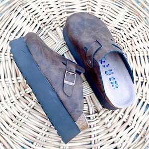 <span class=keywords><strong>Sandalias</strong></span> planas casuales para exteriores con plataforma elevada 2026, zuecos Birkenstock para <span class=keywords><strong>mujer</strong></span> con plantilla de corcho, zuecos sólidos - Product Image 6