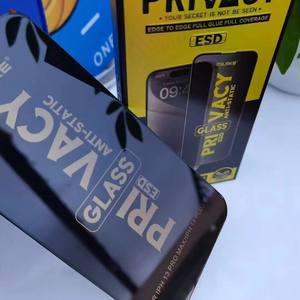 Chống peeping điện thoại phim bảo vệ màn hình cho iPhone 17 không khí 13 14 15 16 Pro Max sự riêng tư chống tĩnh sự riêng tư di động Tempered Glass - Product Image 2