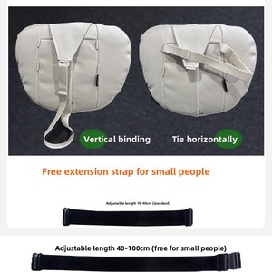 Ensemble de soutien lombaire haut de gamme pour voiture, protection du cou et oreiller cervical, siège sport réglable, universel quatre saisons pour fille - Product Image 5