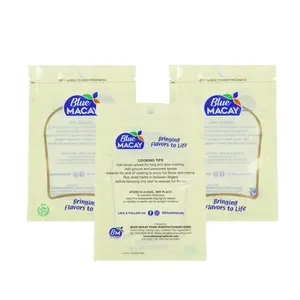 कस्टम मुद्रित मल्टीविटामिन खाद्य साकेट पैकेजिंग पाउच कस्टमाइज्ड प्रिंटिंग लोगो ब्रांड के साथ मालर बैग