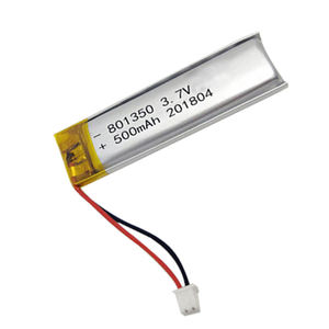 Baterai Lithium Polymer Lipo Isi Ulang GEB 801350 3.7V 500mAh Baterai Lithium Ion untuk Pembersih Wajah Kecantikan - Product Image 3