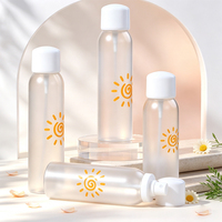 Flacon pulvérisateur PET 120/150/180/200 ml pour crème solaire - Contenant cosmétique vide pour brumes hydratantes et fixateurs de maquillage