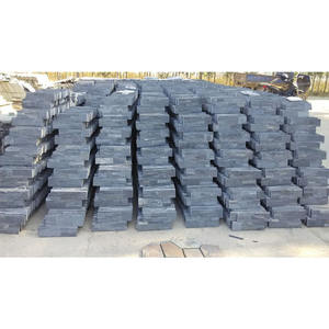 Carreau de <span class=keywords><strong>pierre</strong></span> personnalisé pour mur extérieur <span class=keywords><strong>Pierre</strong></span> de <span class=keywords><strong>parement</strong></span> empilée en quartzite grise naturelle pour murs intérieurs - Product Image 3