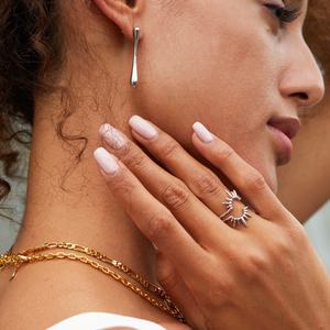 MICCI-Cadena de collar personalizada para mujer, de 3mm y 4mm, joyería de 14K y 18K, chapado en oro, cadena gruesa de acero inoxidable NK Figaro, venta al por mayor - Product Image 5