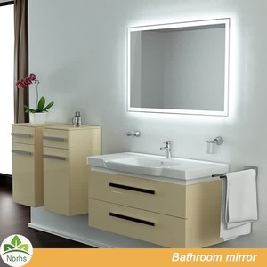 Norhs contemporain s'allument sans cadre mur LED carré <span class=keywords><strong>lumineux</strong></span> rétro-éclairé <span class=keywords><strong>miroir</strong></span> <span class=keywords><strong>de</strong></span> vanité pour <span class=keywords><strong>salle</strong></span> <span class=keywords><strong>de</strong></span> bain décoration - Product Image 1