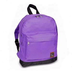 Teens <b>Simple</b> Vintage Style Red Plain Blank <b>Backpack</b> for Student - Product Image 5