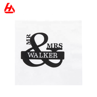 Serviettes de table en papier avec Logo personnalisé, serviette de table en aluminium imprimé