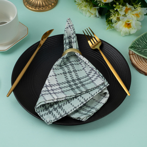 <strong>Tartan</strong> Plaid <strong>Napkin</strong> Cotton Weave Fabric <strong>Napkins</strong> Cotton Dinner <strong>Napkins</strong> - Product Image 3