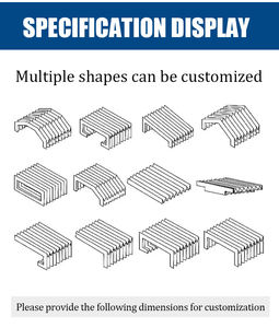 Flexível Telescópico Nylon Pano Escudo Armadura Linear Guia Trilho Acordeão Fole Tampa Polivinila Cloreto Guarda Escudo - Product Image 3