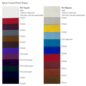 Nhà cung cấp cuốn Sách bìa chất liệu không dệt ủng hộ với kim loại màu ngọc trai cho hộp bìa vv - Product Image 2