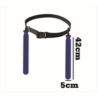 Ceinture de football américain XXBEAST en PVC couleur unie avec bouton-pression, taille ajustable pour adultes et jeunes, écologique, durable, pour l'extérieur