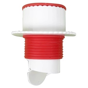 Tapón de sellado a prueba de olores para tubo de desagüe de fregadero, ABS blanco, antirretorno, diseño moderno, uso en cocina y baño - Product Image 1