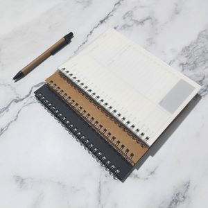 Agenda Diaria Gold Coil con Logotipo Personalizado, Libreta Personalizada Tamaño B6 para Negocios, Fitness y Aprendizaje - Product Image 4