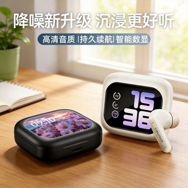 New Cross-border Smart Ai Translation bluetooth Earbuds - In-ear, Long-lasting Battery, Sports Ai bluetooth Wireless Headphones
