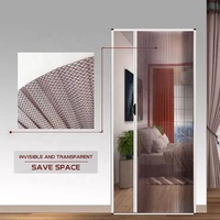 Moustiquaire en polyester de style européen pour portes et fenêtres, plissée, pliable, tailles personnalisées, livraison directe d'usine
