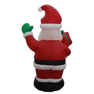 MELODY <span class=keywords><strong>Figurine</strong></span> de Père Noël <span class=keywords><strong>Gonflable</strong></span> Géante d'Extérieur Décoration de Noël 1.2 Mètres de Hauteur - Product Image 6