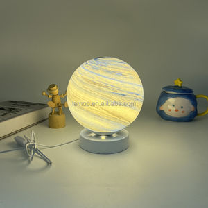 Lámpara de Noche Cósmica con Cielo Estrellado, Lámpara de Mesa con Forma de Planeta, Lámpara Ambiental de <span class=keywords><strong>Asteroide</strong></span>, Decoración de Escritorio, Regalo de Cumpleaños - Product Image 2