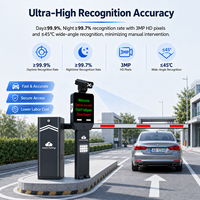 Caméra ANPR de reconnaissance de plaques d'immatriculation avec système de barrière de stationnement automatique et vision nocturne pour parcs industriels et parkings scolaires