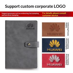 Cuaderno de Cuero de Primera Calidad con Tapa Dura A5, Juego de Caja de Regalo, Logotipo Personalizado, Bloc de Notas de Oficina, Eventos Corporativos, Regalos Empresariales Corporativos de Alta Gama - Product Image 4