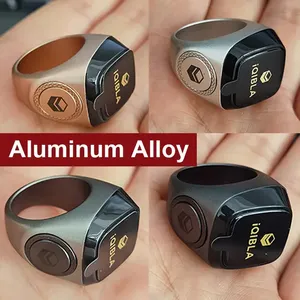 Anello Intelligente Android M02 in Lega Metallica e Plastica, Telecomando Impermeabile IP68, Tasbih Digitale per Musulmani, Contatore Zikr con 5 Orari di <span class=keywords><strong>Preghiera</strong></span> - Product Image 6