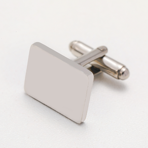 Ywyougang カスタマイズ可能なステンレス製長方形カフスボタン　名入れデザイン　ビジネス、結婚式、誕生日、婚約の贈り物 - Product Image 6