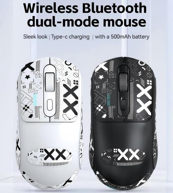 Wholesale Mini 3D LED Wireless Dual-mode Optical Gaming Mice Office Laptop Use; Ergonomic Design 4-Button Programmable Stock
