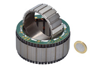 Moteur servo sans balais à aimant permanent à couple élevé pour robot exosquelette, moteur sans cadre 24V/48V 210W 8000RPM 50mm