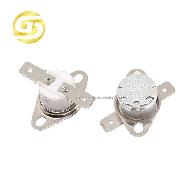 Temperature Switch KSD301 250c 250 Degree Normal Closed Ceramic Thermostat Switch 10A/250V