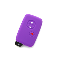 Usine en gros à la mode anti-poussière Silicone Smart 3 boutons couvercle de boîtier de clé de voiture