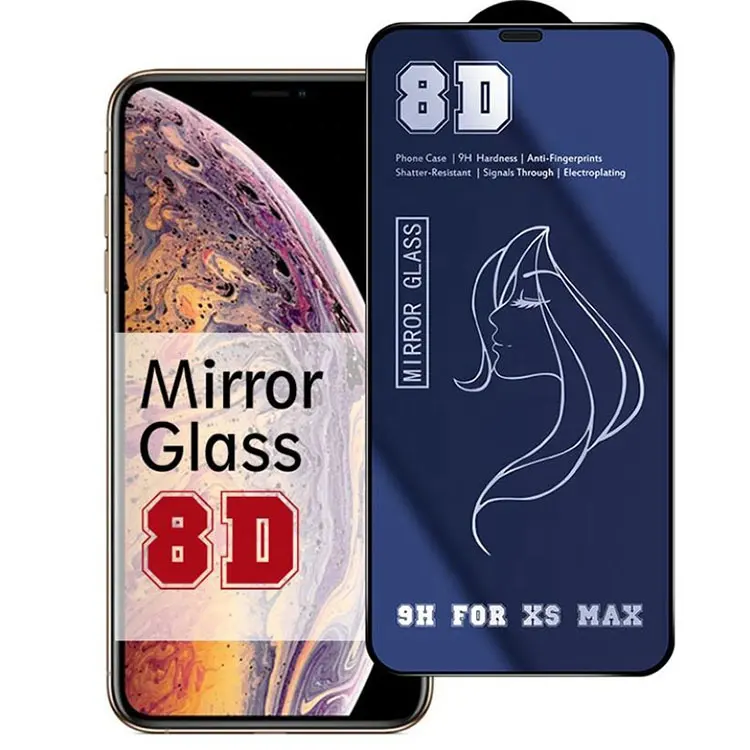 Bảo Hiểm Đầy Đủ 8D Cao Cấp Gương Tempered Glass Đối Với iPhone 6 6S 7 8 Cộng Với Bảo Vệ Màn Hình