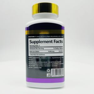 Biotina de Alta Potencia 10000mcg, Suplemento Dietético <span class=keywords><strong>para</strong></span> Adultos <span class=keywords><strong>para</strong></span> el Crecimiento del Cabello y <span class=keywords><strong>la</strong></span> Fuerza de las Uñas, Piel Radiante, Cápsulas de Gel Suave con Vitamina B7 - Product Image 6