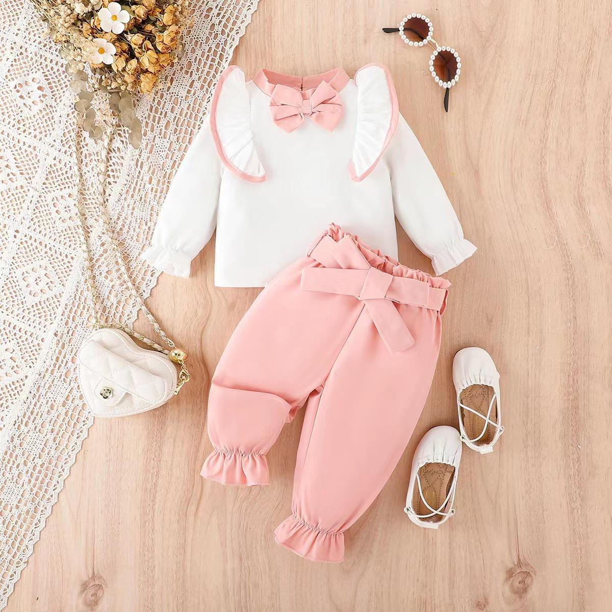 Autumn Baby Girl Clothes 2023 Autumn Baby Girl Clothes Suit Two