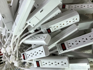 Chúng tôi tiêu chuẩn 1.8m Cáp <span class=keywords><strong>ul</strong></span> cắm màu trắng chúng tôi Ổ cắm ổ cắm điện tiêu chuẩn mở rộng ổ cắm - Product Image 3