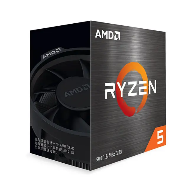 AMD R 5 5600 İşlemci (r5) 7nm 6 çekirdek 12 konuları 3.5GHz 65W AM4 arayüzü kutulu CPU