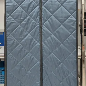 Cortina térmica con aislamiento magnético para puerta, pantalla de tela Oxford impermeable, a prueba de viento, a prueba de sonido y cálida