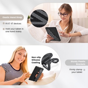 Correa de Mano Elástica y Versátil con Diseño de Zebra MoKo, Soporte de Agarre Ligero para Dedos, Correa de Seguridad para Dispositivos Tablet <span class=keywords><strong>Kindle</strong></span> de 6-8 Pulgadas - Product Image 5