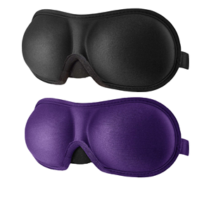 Custom Logo Lightweight Comfortable Super Soft 3D Memory Foam Eye <b>Mask</b> With Elastic Strap for Relaxing <b>Sleep</b> - Product Image 1