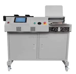 High Quality 322mm Automatic Perfect Binding Machine A4 Glue book binding machine FRONT Easy to operate