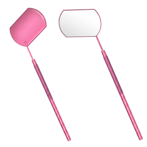กระจกติดขนตาสีชมพู สแตนเลสสตีล น้ำหนักเบา สำหรับต่อขนตา โดย Bahasa Pro - Product Image 3