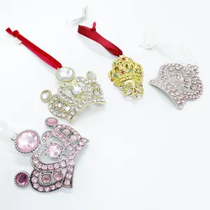 imperial crown ornament house decoration Holiday pendant accessories can be customized Christmas village accessories