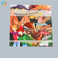 Livre d'images pour enfants de qualité supérieure, format A5, impression de livres de texte en anglais pour les histoires